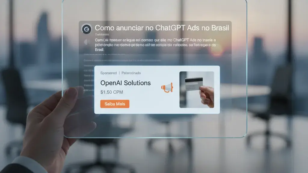 Como anunciar no chatGPT Ads no Brasil