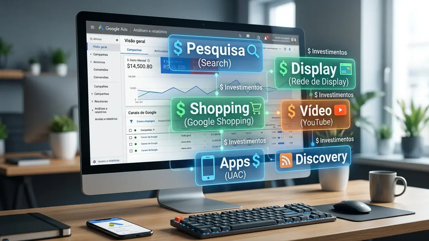 Google Ads: controle de orçamento por canal chega em 2026